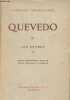 "Quevedo - III : Los Suenos, II - ""Clasicos Castellanos"" N°34". Quevedo