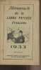 Almanach de la libre pensée française - 1933. Collectif