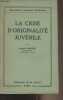 "La crise d'originalité juvénile - ""Bibliothèque de philosophie contemporaine""". Debesse Maurice