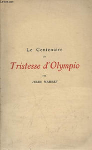 Le centenaire de Tristesse d'Olympio
