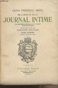 Fragments d'un journal intime - Tome 1