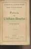 "Précis de l'affaire Dreyfus - ""Les écrivains de la renaissance française"" Edition définitive". Dutrait-Crozon Henri