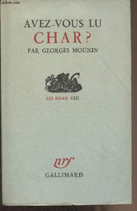 "Avez-vous lu char ? - ""Les essais"" XXII"