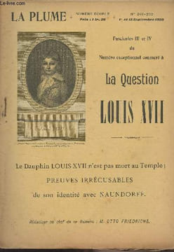 La Plume, Littéraire, Artistique et Sociale - n°249-250, 1er et 15 sept. 1899 - Fascicules III et IV du numéro exceptionnel consacré à la question ...