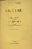 "Science de la logique - Tome I - La logique objective - ""Bibliothèque philosophique""". Hegel G.W.F.