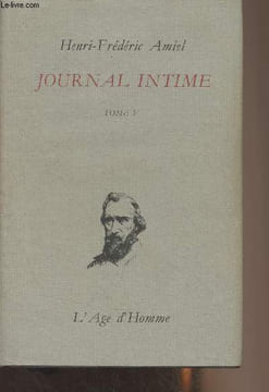 Journal intime - Tome 5- Mai 1863 - Octobre 1865. Amiel Henri-Frédéric