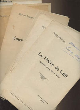 Lot de 23 saynètes de George Chepfer : Paysannerie Lorraine, dite par l'auteur : Le frère de lait - La pétronille se remarie - Tante Didiche l'a ...