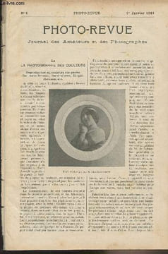 Photo-Revue, journal des amateurs et des photographes - N°1, 1er janvier 1911 - La photographie des couleurs (Reproductions en couleurs sur papier des ...