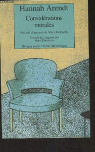 "Considérations morales - ""Rivages poche/Petite bibliothèque"" n°181"