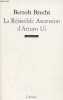 "La Résistible Ascension d'Arturo Ui - ""Scène ouverte"" n°". Brecht Bertolt