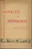 Annales de Normandie - 8e année n°4 - Déc. 1958 -. Collectif