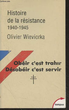 "Histoire de la résistance (1940-1945) - ""Tempus"" n°711". Wieviorka Olivier