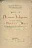 Précis de l'histoire religieuse des anciens diocèses de Bordeaux et Bazas. Dom Réginald Biron, O.S.B.