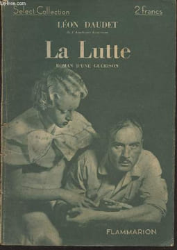 "La Lutte (roman d'un guérison)- ""Select-Collection"" n°79". Daudet Léon