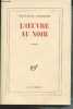 L'oeuvre au noir. Yourcenar Marguerite