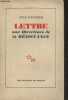 Lettre aux directeurs de la Résistance. Paulhan Jean