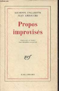 Propos improvisés