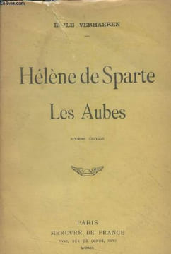 Hélène de Sparte - Les Aubes (6e édition). Verhaeren Emile