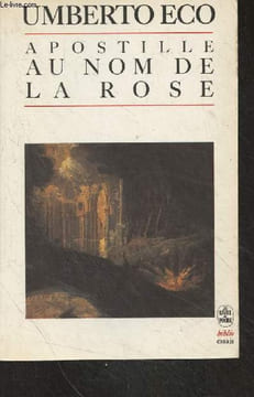 "Apostille au nom de la rose - ""Biblio essais"" N°4068". Eco Umberto