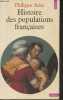 "Histoire des populations françaises - ""Points histoire"" n°3". Ariès Philippe