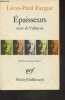 "Epaisseurs, suivi de Vulture - ""Poésie""". Fargue Léon-Paul