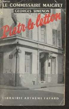 Pietr-le-Letton. Simenon