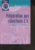 "Préparations aux sélections E.S. - Méthodologie, sujets et corrigés - ""ASH concours""". Sibler V.