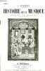 HISTOIRE DE LA MUSIQUE - TOME I / CLASSES DE 6è ET 5è - COURS PREPARATOIRE 2è ANNEE - EPS 1ere ANNEE.. MARTINES C.