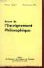 REVUE DE L'ENSEIGNEMENT PHILOSOPHIQUE - 31e ANNEE - N°1 - OCT-NV 1980 /. COLLECTIF