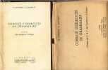 CORRIGE D'EXERCICES DE GRAMMAIRE / CLASSES DE 4&egrave; ET 3&egrave;.. BONNARD H. / ARVEILLER R.