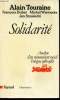 SOLIDARITE - ANALYSE D'UN MOUVEMENT SOCIAL POLOGNE 1980-1981.. TOURAINE ALAIN / COLLECTIF