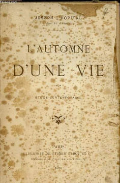 L'AUTOMNE D'UNE VIE - ETUDE CONTEMPORAINE.. L'HOPITAL JOSEPH