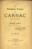 Les premiers temps de Carnac (récit préhistorique).. Augey Edmond