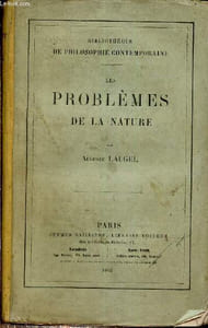 Les problèmes de la nature - Collection bibliothèque de philosophie contemporaine.