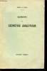 Eléments de géométrie analytique - 5e édition française.. Smith et Gale