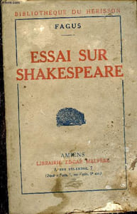 Essai sur Shakespeare - Collection bibliothèque du hérisson.