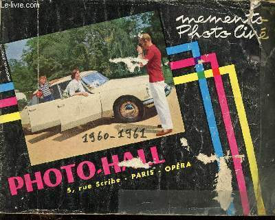Catalogue photo-hall 5rue scribe Paris Opéra - Memento photo ciné.. Collectif