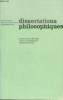 Dissertations philosophiques - Sixième série 1956-1962 - Tome 1 : La connaissance.. Foulquié Paul & Macé Auguste