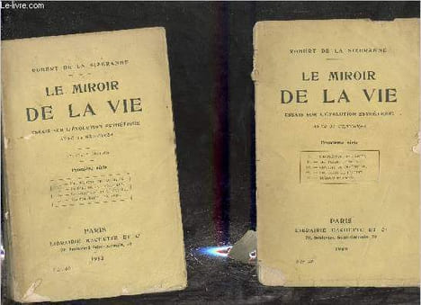 Le miroir de la vie essais sur l'évolution esthétique - Première série + Deuxième série.. De La Sizeranne Robert