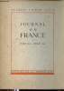 Journal de la France mars 1939-juillet 1940.. Fabre-Luce Alfred