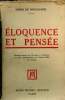 Eloquence et pensée - Recueil annuel des discours et opinions les plus remarquables de l'année 1928 en France.. De Noussanne Henri