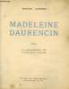 Madeleine Daurencin - Roman.. Garnier Marcel