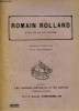 Les cahiers nivernais et du centre deuxième année 1910-1911 - 13e et 14e fascicules oct.nov. 1909 - Romain Rolland extraits de son oeuvre.. Rolland ...