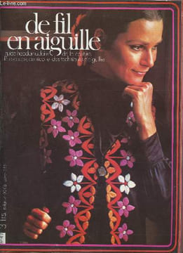 De fil en aiguille n°47 - Cerf et feuilles - tricotez vos tweeds - modèle crochet cow-boy ou gaucho ? - crochet 4 motifs irlandais - broderie votre ...