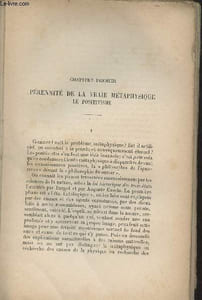 Avenir de la métaphysique.