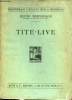Tite-Live - Collection Bibliothèque de la revue des cours et conférences.. Bornecque Henri