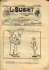 Le Subiet des Chérentes et Dau Pouétou n°7 27e année 5 janvier 1928 - Un dessin de Big - Les chandelles dau promier d'l'an Jhean Noré - compeurnaison ...