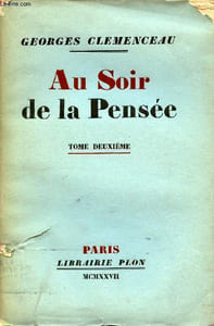 Au soir de la pensée - Tome 2.