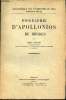 Biographie d'Apollonios de Rhodes - Collection Bibliothèque des universités du midi fascicule XIX bis.. Delage Emile