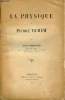La physique de Pierre Duhem.. Manville Octave